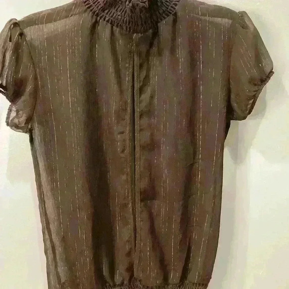 Goddess High Neck Blouse SzL - Picture 6 of 9